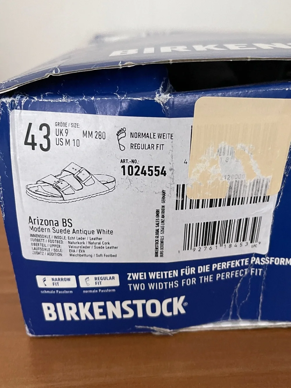 NIB BIRKENSTOCK ARIZONA SANDALS - Regular Fit